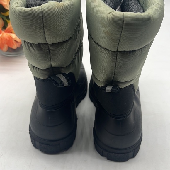 Husky Tan Warm Nylon Rubber Wool Winter Boots Size 7 WRB4282G - Picture 3 of 8